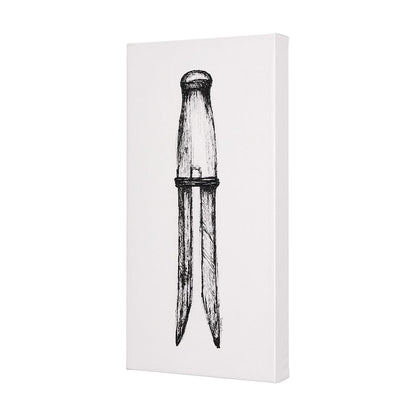 Mercana - Vintage Cloth Peg I by Mercana Studio a Hand Embelished Textured Canvas - 102426-S view 2