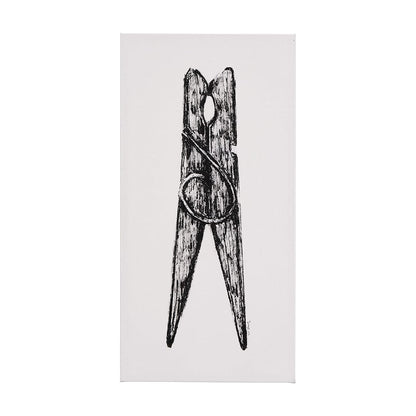 Mercana - Vintage Cloth Peg II by Mercana Studio a Hand Embellished Textured Canvas - 102427-L view 1