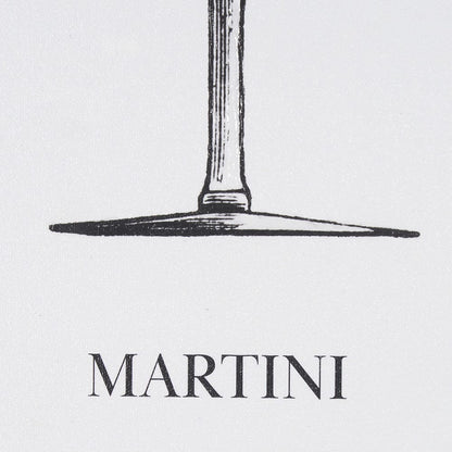Mercana - Vintage Cocktails-Martini by Gwen Aspell Hand Embellished Framed Art Print Matted under Glass - 15304 view 6