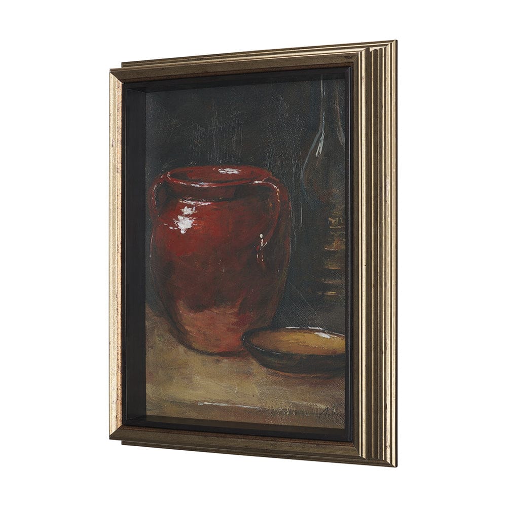 Mercana - Vintage Crock by Mercana Studio a Hand Embellished Framed Art Print (Set of 2) - 15753 view 3