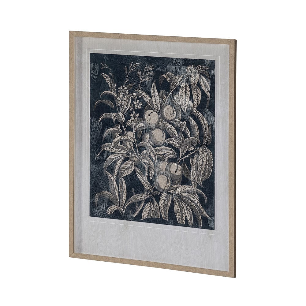 Mercana - Vintage Fruit & Floral II by Megan Meagher Hand Embellished Framed Art Print Matted under Glass - 12964 view 2