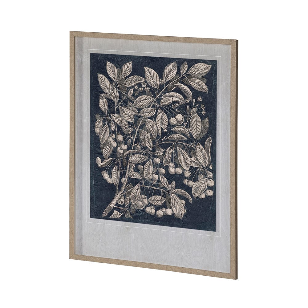 Mercana - Vintage Fruit & Floral III by Megan Meagher Hand Embellished Framed Art Print Matted under Glass - 12965 view 2