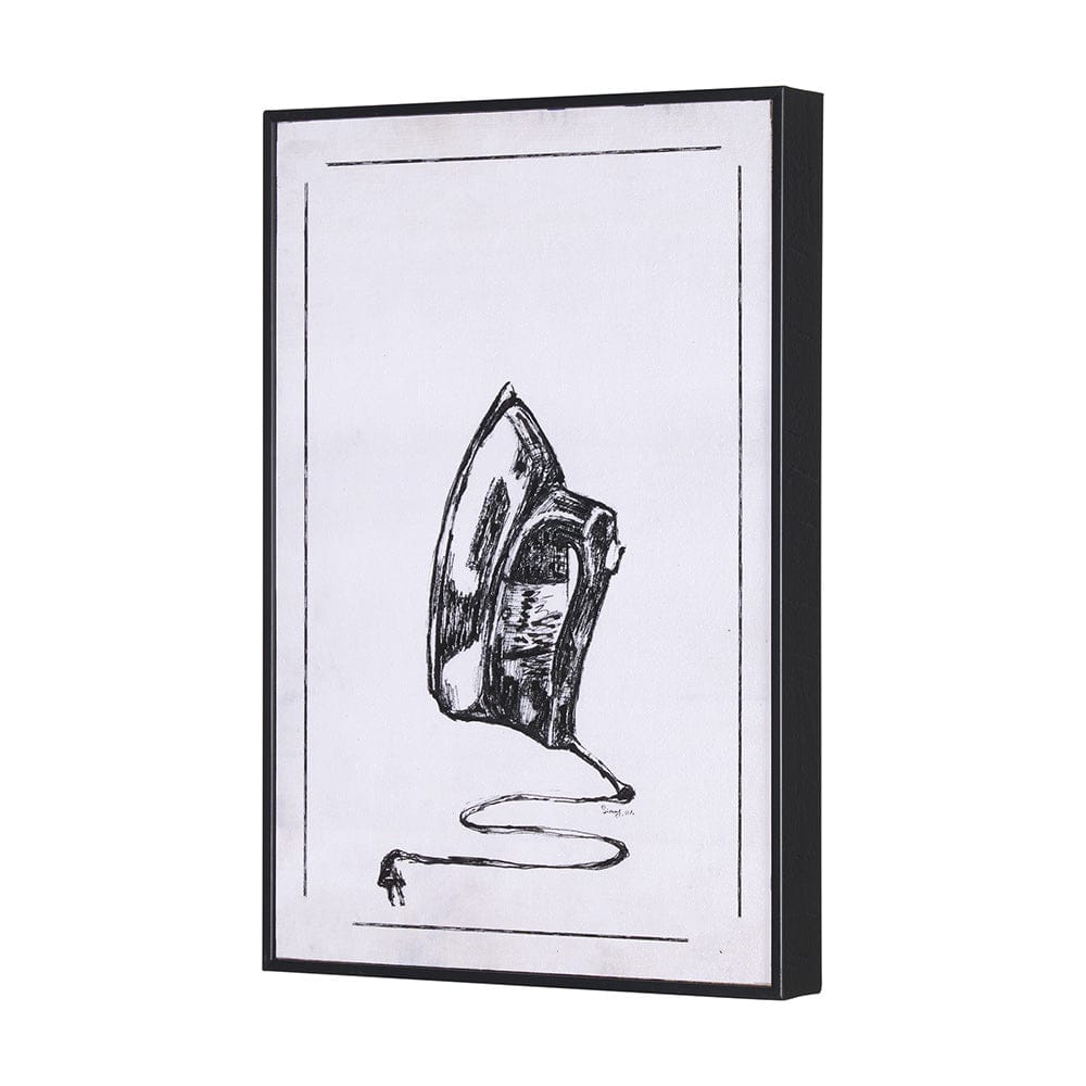 Mercana - Vintage Iron I by Mercana Studio a Hand Embellished Textured Framed Art Print - 15246 view 3