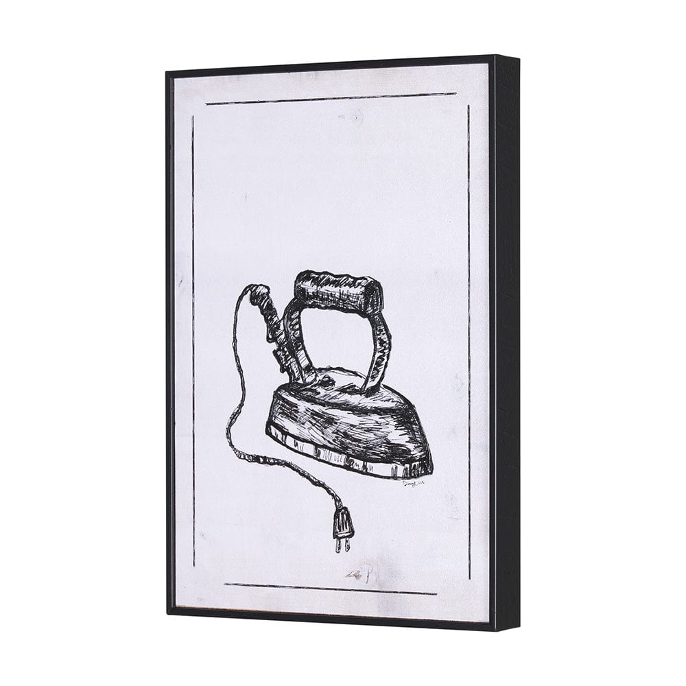 Mercana - Vintage Iron I by Mercana Studio a Hand Embellished Textured Framed Art Print - 15246 view 4