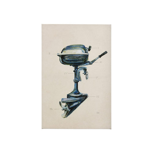 Mercana - Vintage Motor II by Mercana Studio a Hand Embellished Textured Canvas - 102349-S view 1