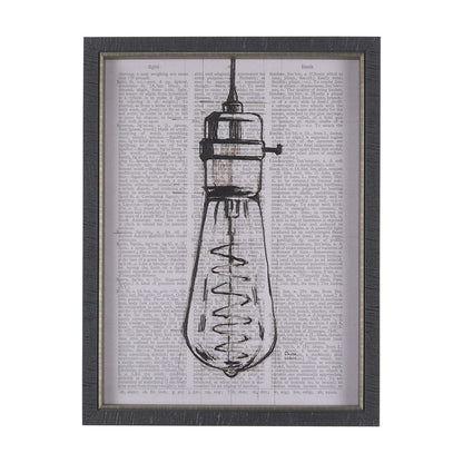 Mercana - Vintage Page I by Mercana Studio a Hand Embellished Textured Framed Art Print - 14275 view 1