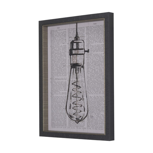 Mercana - Vintage Page I by Mercana Studio a Hand Embellished Textured Framed Art Print - 14275 view 2