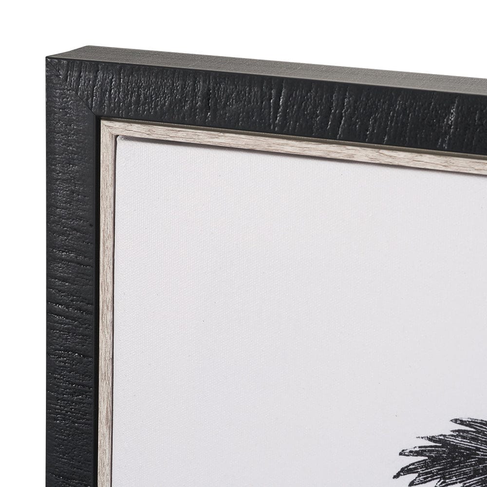 Mercana - Vintage Palm Tree Drawing I by Les Palmiers Histoire Embellished Textured Framed Canvas - 102681-FS view 4