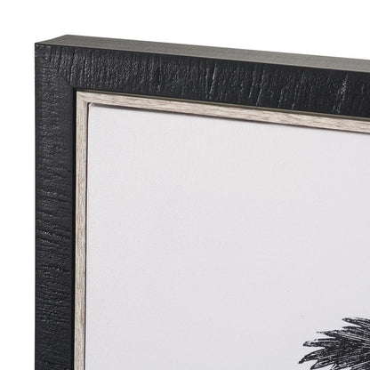 Mercana - Vintage Palm Tree Drawing V by Les Palmiers Histoire a Hand Embellished Textured Framed Canvas - 102682-FS view 4