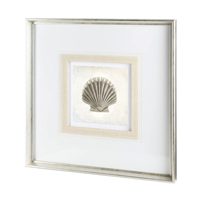 Mercana - Vintage Scallop Shell by Mercana Studio a Framed Art Print Matted under Glass - 12041 view 1