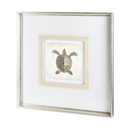 Mercana - Vintage Sea Turtle by Mercana Studio a Framed Art Print Matted under Glass - 12039 view 1