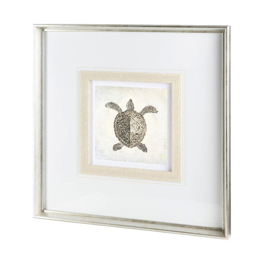 Mercana - Vintage Sea Turtle by Mercana Studio a Framed Art Print Matted under Glass - 12039 view 1