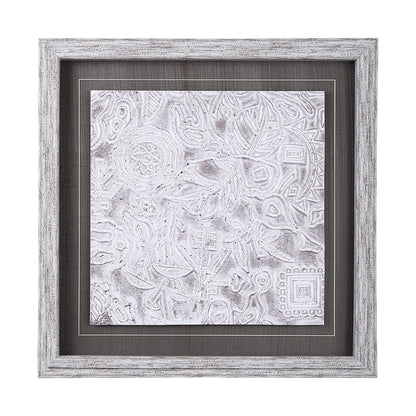 Mercana - Vintage Tile Collection I by Mercana Studio a Hand Embellished Textured Framed Art Print - 14048 view 1