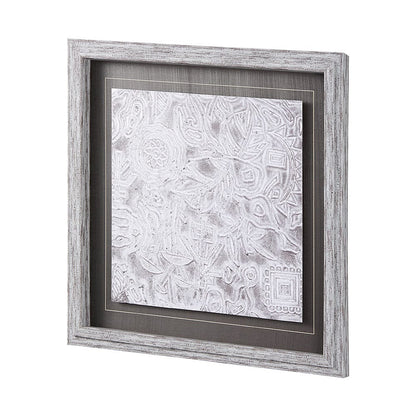 Mercana - Vintage Tile Collection I by Mercana Studio a Hand Embellished Textured Framed Art Print - 14048 view 2