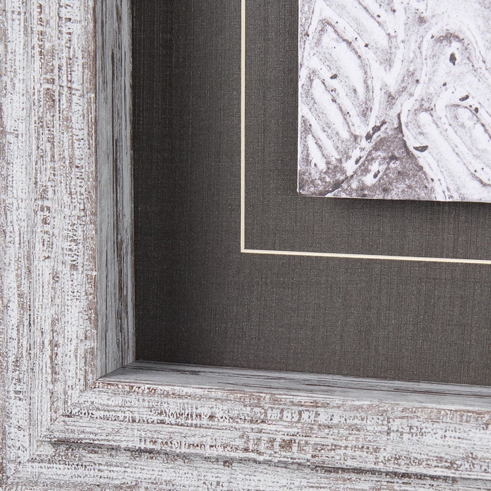 Mercana - Vintage Tile Collection I by Mercana Studio a Hand Embellished Textured Framed Art Print - 14048 view 5