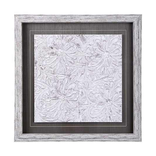 Mercana - Vintage Tile Collection II by Mercana Studio a Hand Embellished Textured Framed Art Print - 14049 view 1