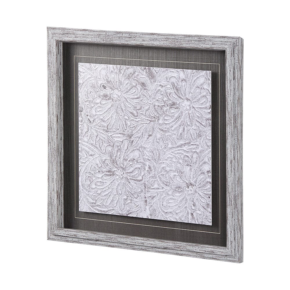 Mercana - Vintage Tile Collection II by Mercana Studio a Hand Embellished Textured Framed Art Print - 14049 view 2