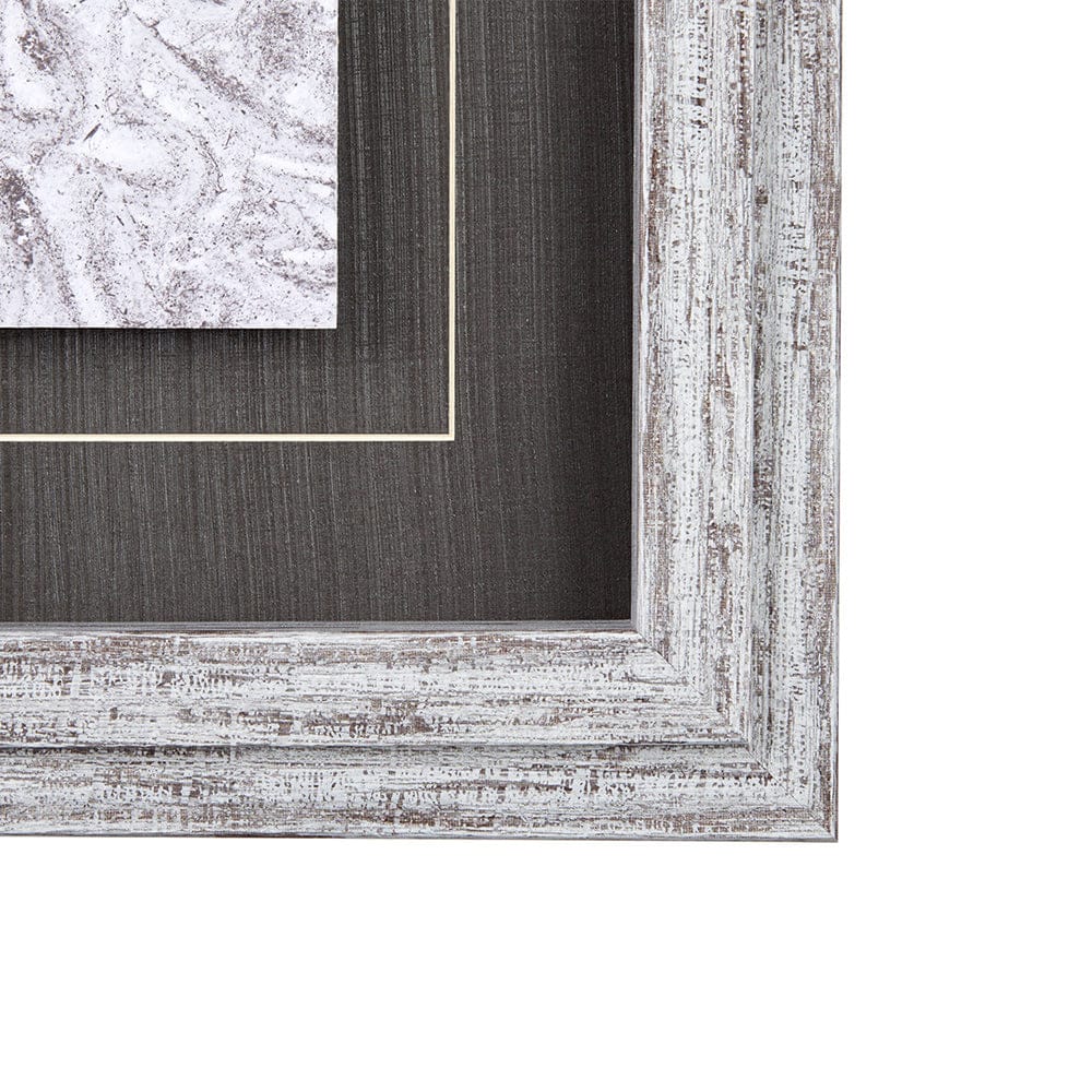 Mercana - Vintage Tile Collection II by Mercana Studio a Hand Embellished Textured Framed Art Print - 14049 view 3