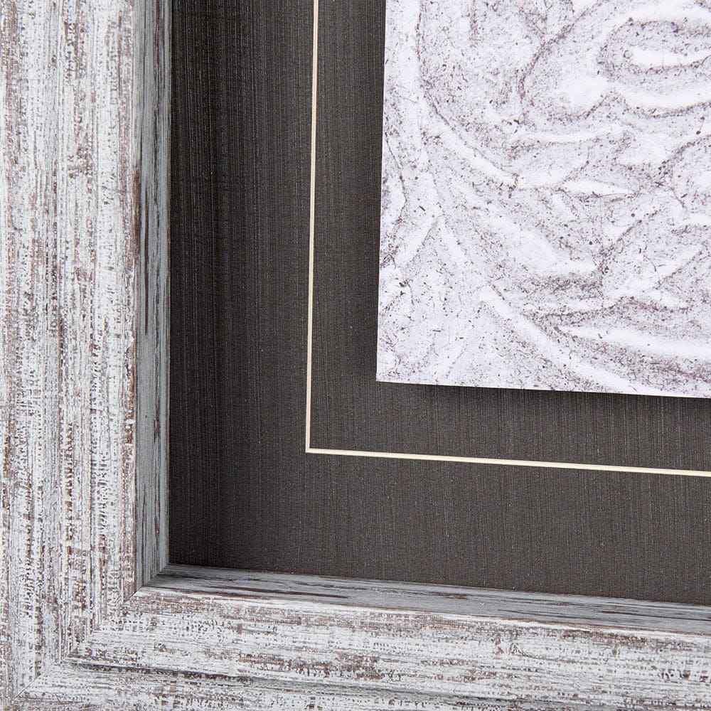 Mercana - Vintage Tile Collection II by Mercana Studio a Hand Embellished Textured Framed Art Print - 14049 view 5
