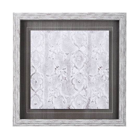 Mercana - Vintage Tile Collection III by Mercana Studio a Hand Embellished Textured Framed Art Print - 14050 view 1