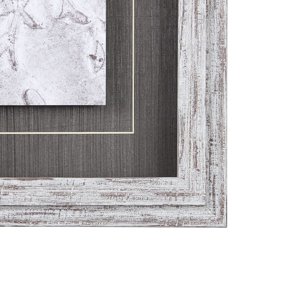 Mercana - Vintage Tile Collection III by Mercana Studio a Hand Embellished Textured Framed Art Print - 14050 view 3