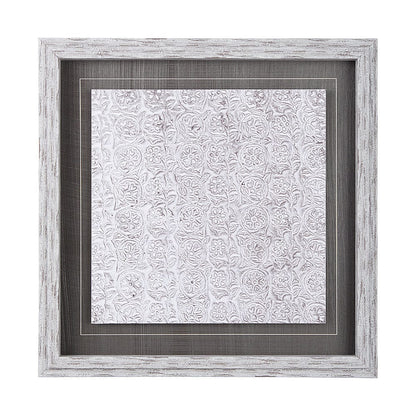 Mercana - Vintage Tile Collection IV by Mercana Studio a Hand Embellished Textured Framed Art Print - 14051 view 1