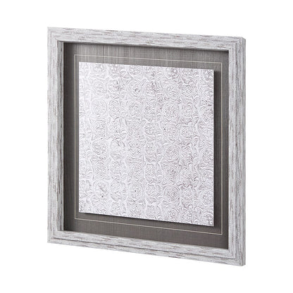 Mercana - Vintage Tile Collection IV by Mercana Studio a Hand Embellished Textured Framed Art Print - 14051 view 2