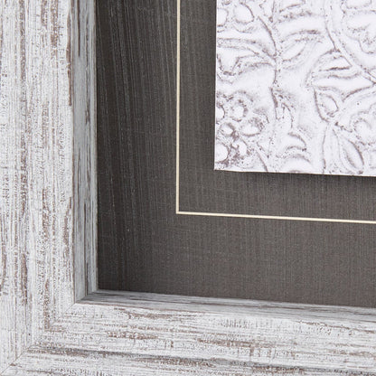 Mercana - Vintage Tile Collection IV by Mercana Studio a Hand Embellished Textured Framed Art Print - 14051 view 5