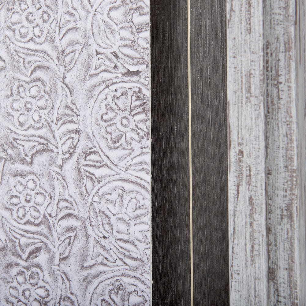 Mercana - Vintage Tile Collection IV by Mercana Studio a Hand Embellished Textured Framed Art Print - 14051 view 6