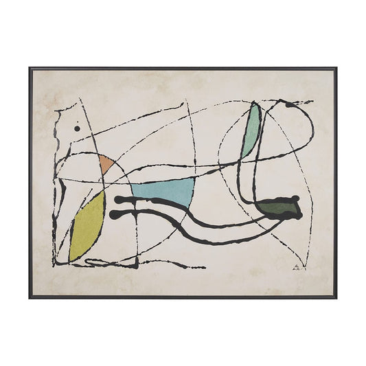 Mercana - Vintage Vibes II by Mercana Studio a Hand Embellished Textured Framed Canvas - 102637-FL view 1