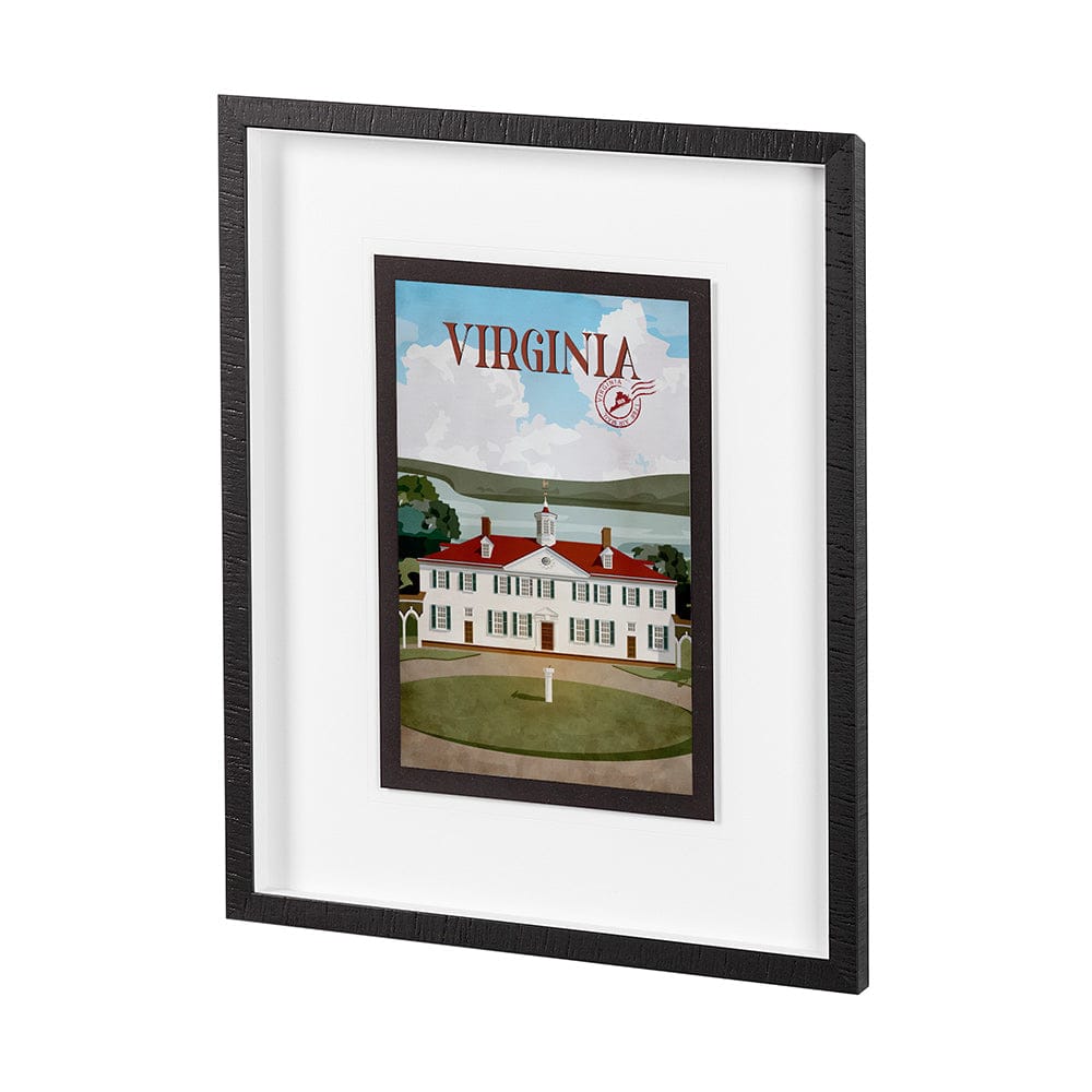 Mercana - Virginia Go USA M by Mercana Studio a Framed Art Print Matted under Glass - 14396 view 2