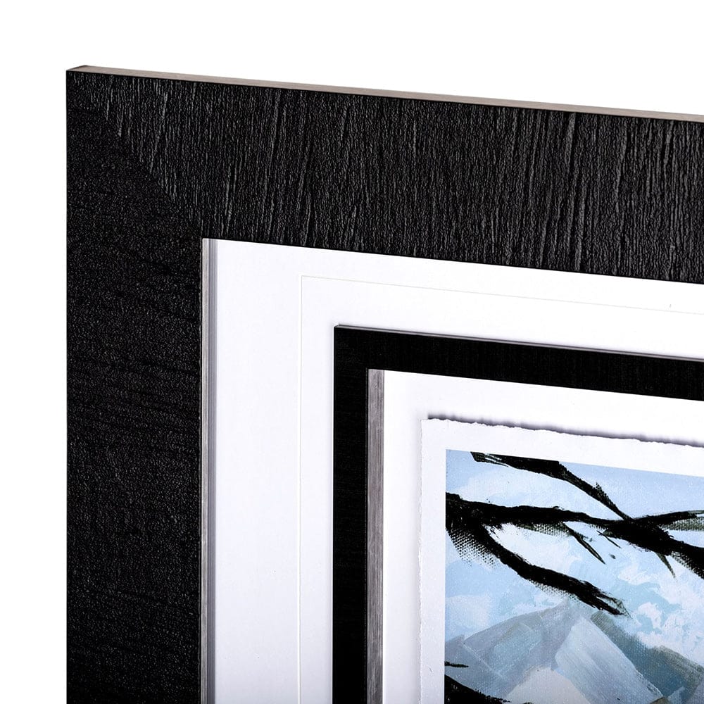 Mercana - Vista I by Mercana Studio a Hand Embellished Textured Framed Art Print Matted under Glass - 13310 view 2