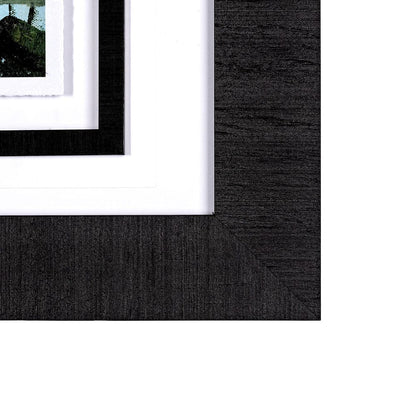 Mercana - Vista I by Mercana Studio a Hand Embellished Textured Framed Art Print Matted under Glass - 13310 view 3