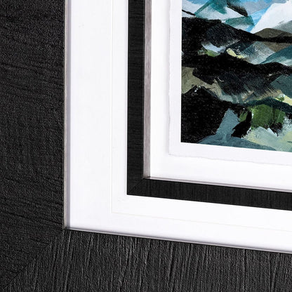Mercana - Vista I by Mercana Studio a Hand Embellished Textured Framed Art Print Matted under Glass - 13310 view 4
