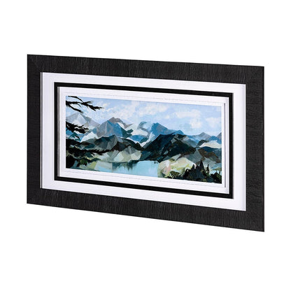 Mercana - Vista I by Mercana Studio a Hand Embellished Textured Framed Art Print Matted under Glass - 13310 view 5
