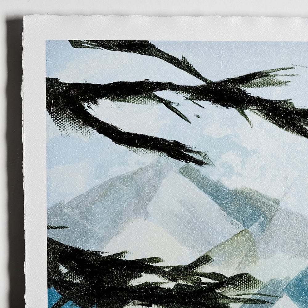 Mercana - Vista I by Mercana Studio a Hand Embellished Textured Framed Art Print Matted under Glass - 13310 view 7