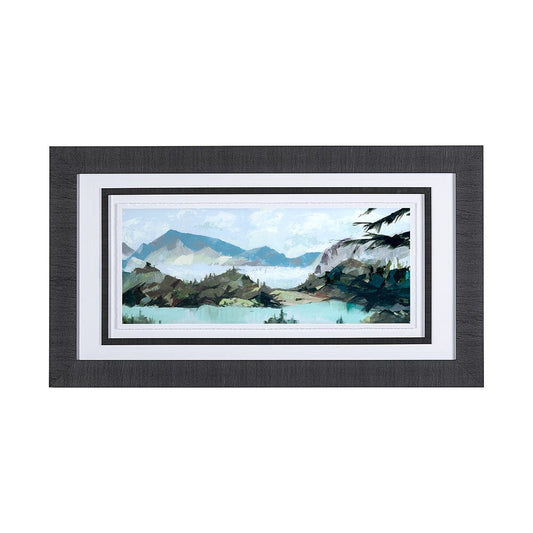 Mercana - Vista II by Mercana Studio a Hand Embellished Textured Framed Art Print Matted under Glass - 13311 view 1