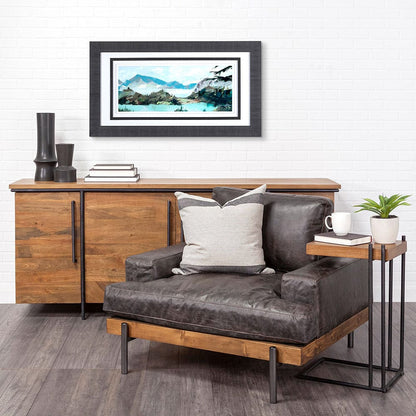 Mercana - Vista II by Mercana Studio a Hand Embellished Textured Framed Art Print Matted under Glass - 13311 view 2
