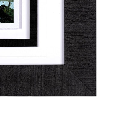 Mercana - Vista II by Mercana Studio a Hand Embellished Textured Framed Art Print Matted under Glass - 13311 view 3