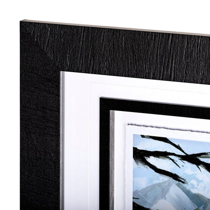 Mercana - Vista II by Mercana Studio a Hand Embellished Textured Framed Art Print Matted under Glass - 13311 view 4
