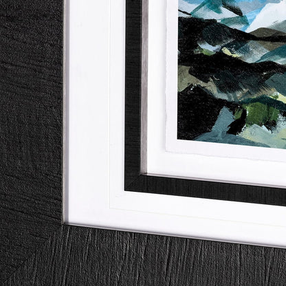 Mercana - Vista II by Mercana Studio a Hand Embellished Textured Framed Art Print Matted under Glass - 13311 view 5