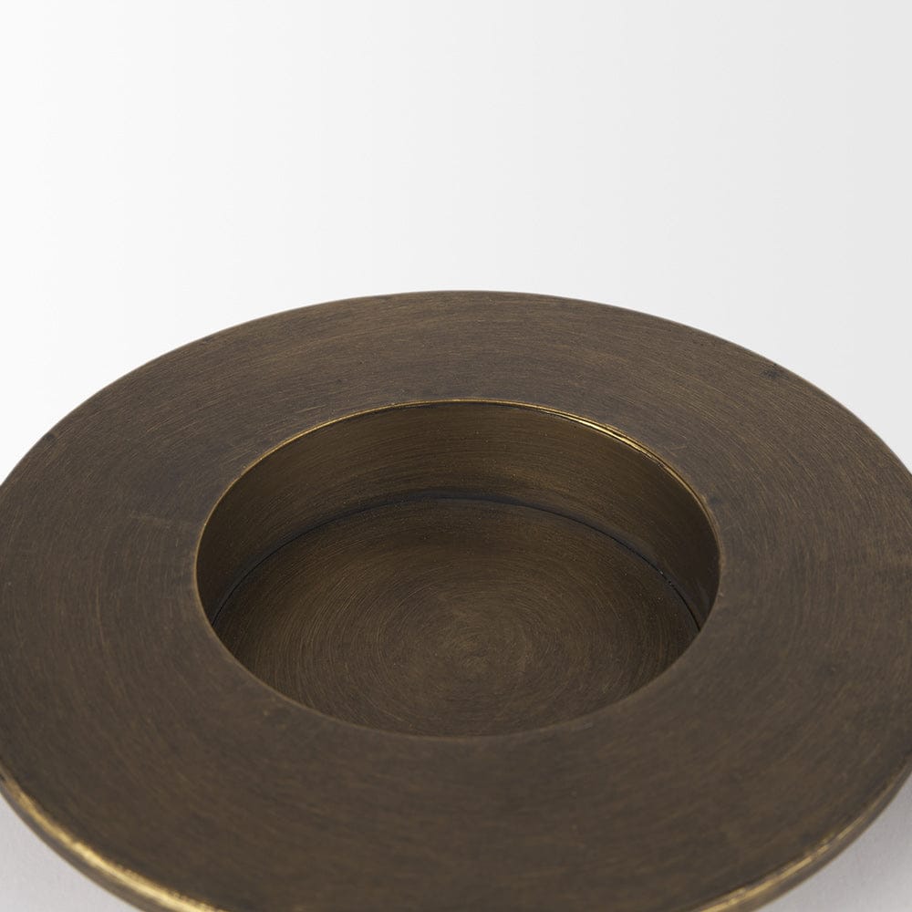 Mercana - Vivian Gold Metal and Glass Hurricane Candle Holder (Set of 2) - 70539 view 7