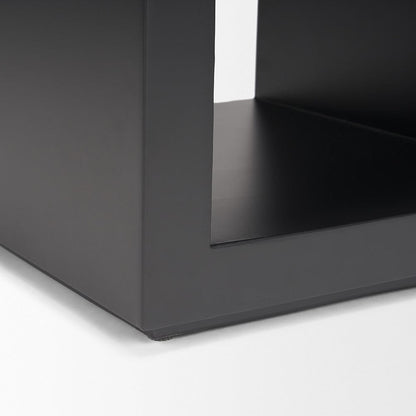 Mercana - Vondra Matte Black Metal w/ Open Shelves Side table - 71053 view 8