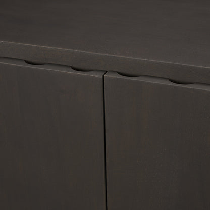 Mercana - Wagner Dark Brown Wood w/ Arched Design Accent Cabinet - 71040 view 8