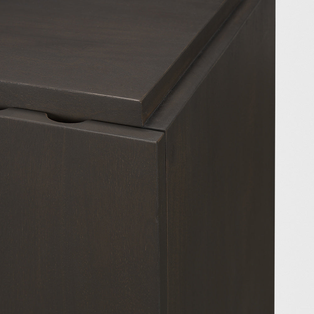 Mercana - Wagner Dark Brown Wood w/ Arched Design Accent Cabinet - 71040 view 12