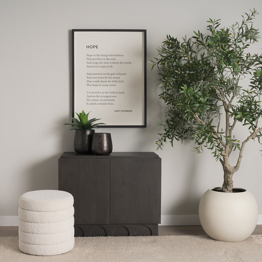 Mercana - Wagner Dark Brown Wood w/ Arched Design Accent Cabinet - 71040 view 13