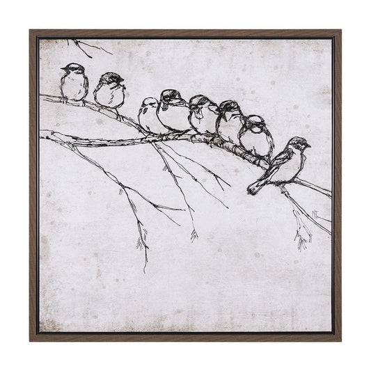 Mercana - Waiting for spring I by Mercana Studio a Hand Embellished Textured Framed Canvas - 102589-FL view 1