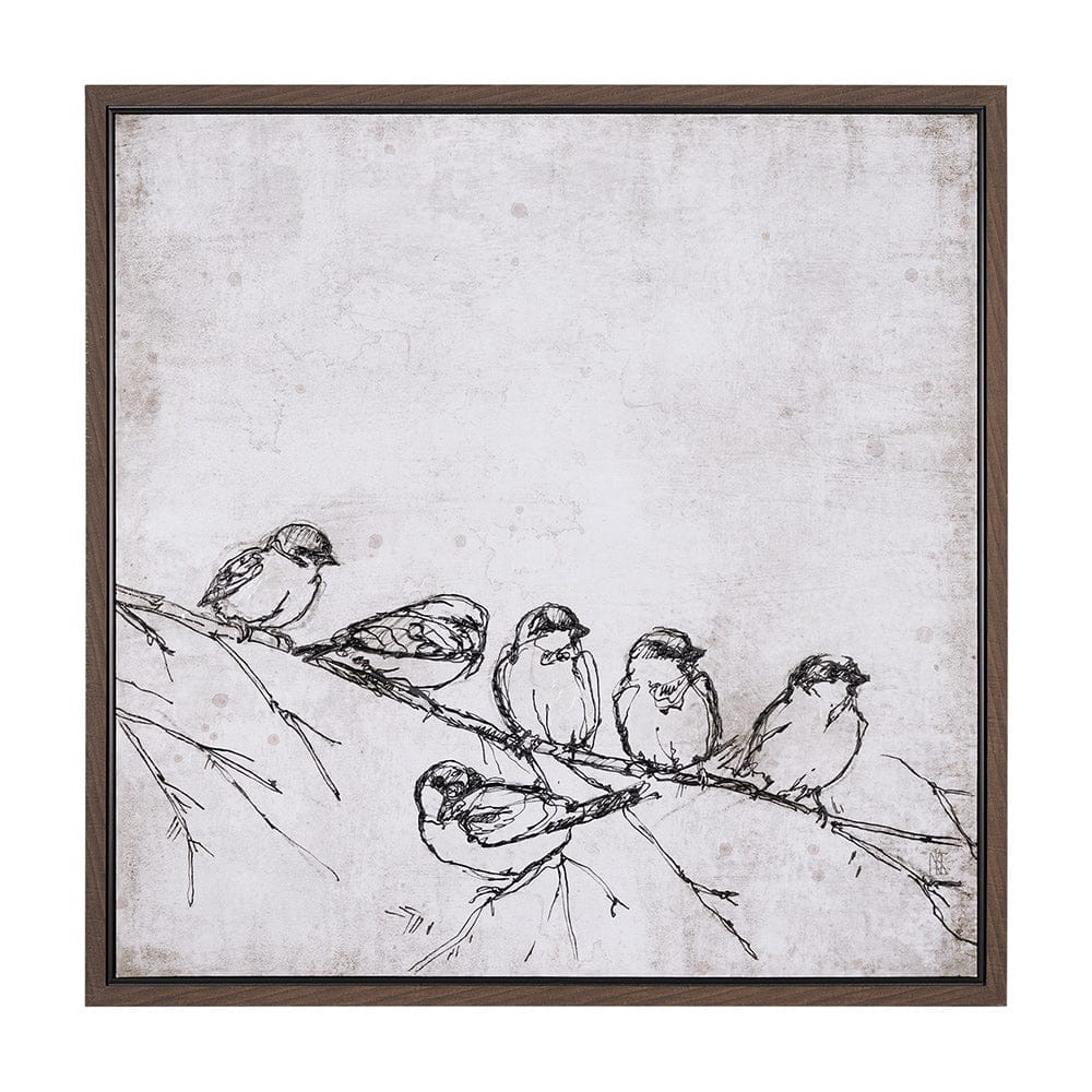 Mercana - Waiting for spring II by Mercana Studio a Hand Embellished Textured Framed Canvas - 102590-FL view 1