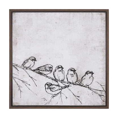 Mercana - Waiting for spring II by Mercana Studio a Hand Embellished Textured Framed Canvas - 102590-FL view 1