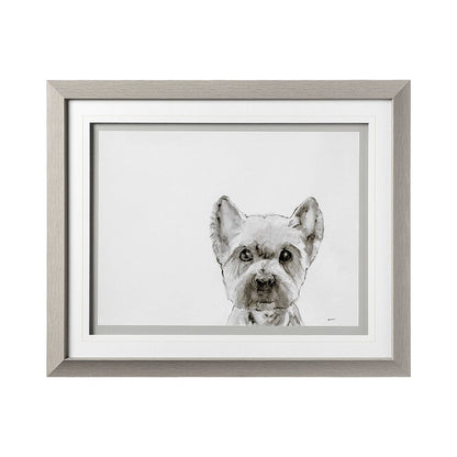 Mercana - Walk Time 1 by Mercana Studio a Hand Embellished Textured Framed Art Print Matted under Glass - 12562 view 1